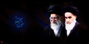 khamenei khomeyni 300x148 پادشاهان و رهبران ایران از ابتدا تا کنون